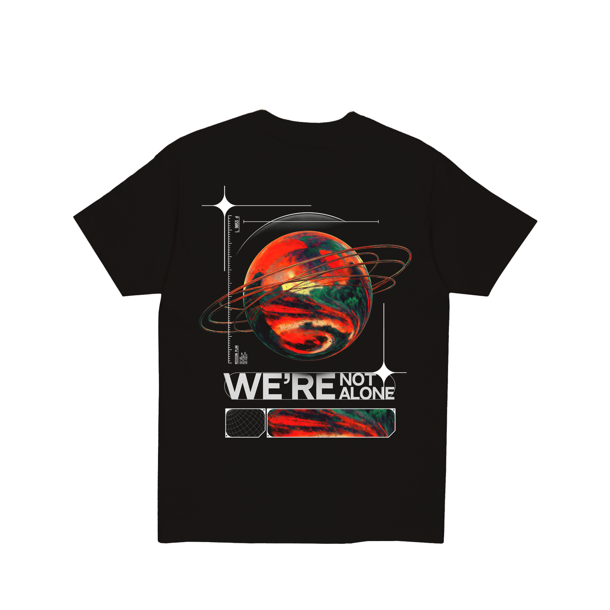 We're Not Alone | Black Tee